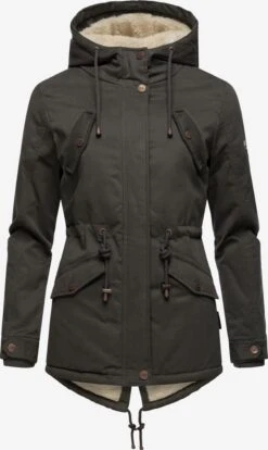 Marikoo Vestes Dhiver Veste D’hiver Manolya Femme Anthracite -Marikoo 30bbe19bb966a7e3f7759137b7b51c1b