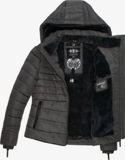 Marikoo Vestes Dhiver Veste D’hiver Amber Femme Anthracite -Marikoo 31059a391b2b852f7a51f00d37e9a227