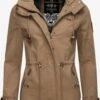 Marikoo Parkas Parka Mi-saison Nyokoo Femme Noisette