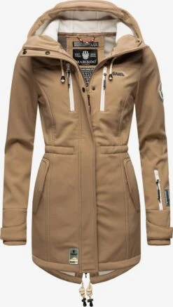 Marikoo Manteaux De Pluie Manteau Fonctionnel Zimtzicke Femme Noisette