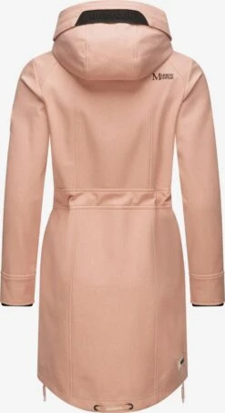 Marikoo Parkas Parka Mi-saison Femme Rose 2 Marikoo Parkas Parka Mi-saison Femme Rose -Marikoo 385ac125123bc9fbedd56142e53b355b