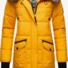 Marikoo Manteaux Dhiver Manteau D’hiver Chaskaa Femme Jaune