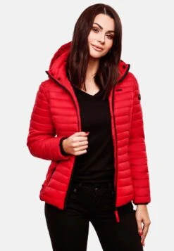 Marikoo Vestes De Mi-saison Veste Mi-saison Samtpfote Femme Rouge -Marikoo 39ba0946f395a591a6848e3f6fd43b0a