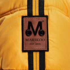 Marikoo Manteaux Dhiver Manteau D’hiver Armasa Femme Jaune -Marikoo 3a664c2c6ccf1a12e9878b8b7ac77910