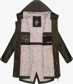 Marikoo Manteaux De Pluie Manteau Fonctionnel Femme Olive -Marikoo 3b3788df55b53379ecb29e26d1433fb8