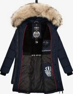 Marikoo Manteaux Dhiver Manteau D’hiver Chaskaa Femme Bleu Marine -Marikoo 3de8380c1c5eee365d7ff9df55ee4d09