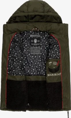 Marikoo Vestes Sans Manches Gilet Eisflöckchen Femme Olive -Marikoo 3e0330af451f988fc8db198de44e4bbb