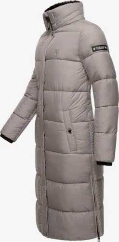 Marikoo Manteaux Dhiver Manteau D’hiver Femme Gris -Marikoo 3e4898e49155dfd6964adc4f7fd572ce