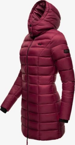 Marikoo Manteaux Courts Manteau D’hiver Abendsternchen Femme Rouge Rubis -Marikoo 40943cfc3f6eb15ad2c520eb9be218d1