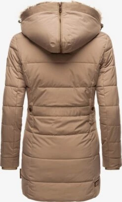 Marikoo Manteaux Courts Manteau D’hiver Femme Marron -Marikoo 40ec8582ade41fd1478af68ddabbddbd
