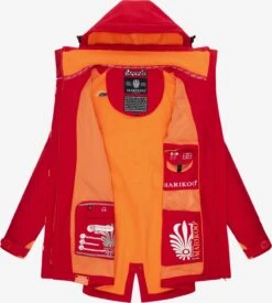 Marikoo Vestes Dextérieur Veste Fonctionnelle Soulinaa Femme Rouge -Marikoo 410c5fcb1da21460940f1a114ff445cf