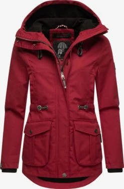 Marikoo Parkas Parka Mi-saison Babetaa Femme Rouge Sang -Marikoo 413cc121425ddd8b28e8074137238bd9