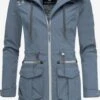 Marikoo Vestes Dextérieur Veste Fonctionnelle Ulissaa Femme Bleu-gris