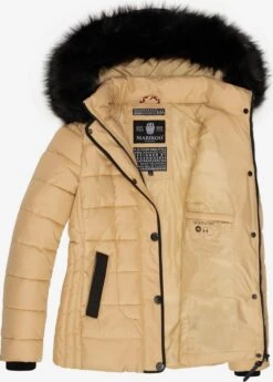Marikoo Vestes Dhiver Veste D’hiver Unique Femme Beige 3 Marikoo Vestes Dhiver Veste D’hiver Unique Femme Beige -Marikoo 4345a11490dd59d92dd88f398998a31a