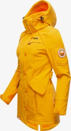 Marikoo Vestes Dextérieur Veste Fonctionnelle Soulinaa Femme Safran -Marikoo 48fbb5d34ce701955fff24d675f130d1