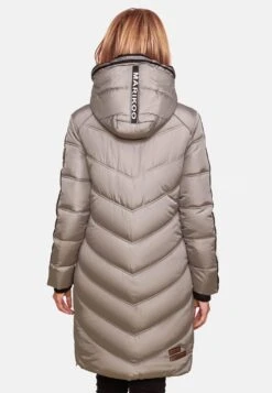 Marikoo Manteaux Dhiver Manteau D’hiver Armasa Femme Gris -Marikoo 49264cc07f634f7c51528e3436a15c2b