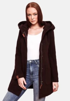 Marikoo Manteaux Dhiver Manteau D’hiver Maikoo Femme Chocolat -Marikoo 4af003a7d5805b5884282b72b5b2e474