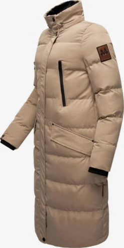 Marikoo Manteaux Dhiver Manteau D’hiver Schneesternchen Femme Beige -Marikoo 4b4f99eeb6aebb53161d617ddbd3d040