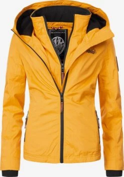 Marikoo Vestes Dextérieur Veste Fonctionnelle Erdbeere Femme Jaune