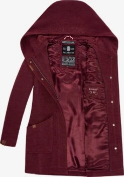 Marikoo Manteaux Dhiver Manteau D’hiver Maikoo Femme Bordeaux -Marikoo 4c72b51d3876c87f9a32ed876dda280b