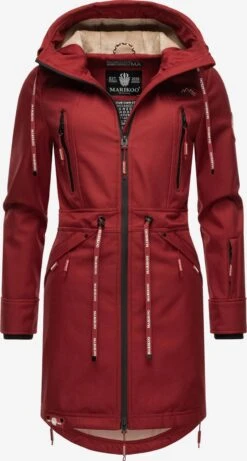 Marikoo Parkas Parka Mi-saison Femme Rouge Foncé 3 Marikoo Parkas Parka Mi-saison Femme Rouge Foncé -Marikoo 4cd7ba62d4398951ddcd1f69dc7cd544