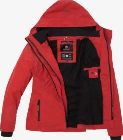 Marikoo Vestes Dextérieur Veste Fonctionnelle Erdbeere Femme Rouge Clair -Marikoo 4f0ff4048ed72fb7b69d1b7f66e0e308