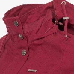 Marikoo Parkas Parka Mi-saison Nyokoo Femme Rouge Sang -Marikoo 4f242e8f3914643a35ac338df3834d90