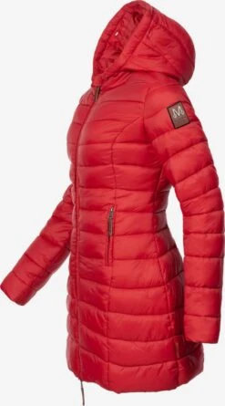 Marikoo Manteaux Dhiver Manteau D’hiver Rose Femme Rouge -Marikoo 509eeba2772fa2efb7a3920c93c07b3f