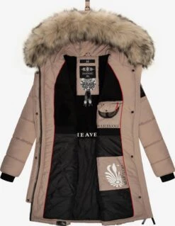 Marikoo Manteaux Dhiver Manteau D’hiver Chaskaa Femme Taupe -Marikoo 5675829afd7e158ba95842e33d897b8f