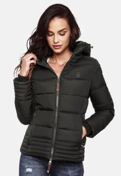 Marikoo Vestes Dhiver Veste D’hiver Sole Femme Anthracite -Marikoo 59a6310df8e3f530678869f50882e834