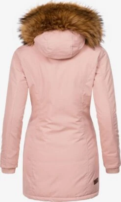 Marikoo Parkas Parka D’hiver Karmaa Femme Rose Clair -Marikoo 59c2aeb484a30152900ce90549addc06