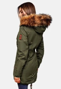 Marikoo Parkas Parka D’hiver Femme Kaki -Marikoo 5a35bf555a1951f55d4c46ae217251fd