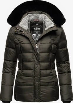 Marikoo Vestes Dhiver Veste D’hiver Loveleen Femme Anthracite
