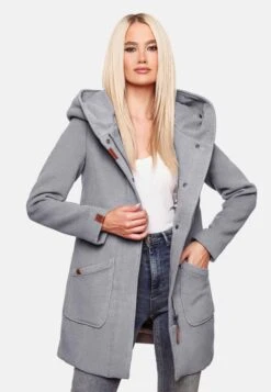 Marikoo Manteaux Dhiver Manteau D’hiver Maikoo Femme Gris Chiné -Marikoo 5d1cc847db9cf2588e0dcaee9404c857