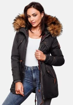 Marikoo Parkas Parka D’hiver La Viva Femme Noir -Marikoo 5f8b6527b725820a461cb4cd8b83e4d1