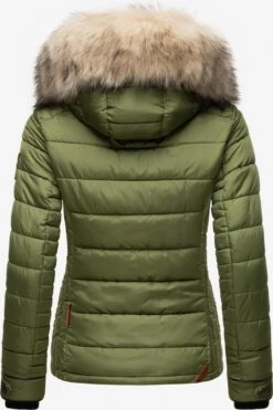 Marikoo Vestes Dhiver Veste D’hiver Lerikaa Femme Olive -Marikoo 60f857301eaf1c9272d58afeaa0a211f