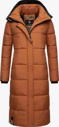 Marikoo Manteaux Dhiver Manteau D’hiver Femme Cognac -Marikoo 612721d0f240d338f50c070a3e9bab3e