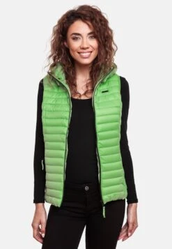 Marikoo Vestes Sans Manches Gilet Femme Vert -Marikoo 62774eaed691e79fc3b5d4166b2571c9