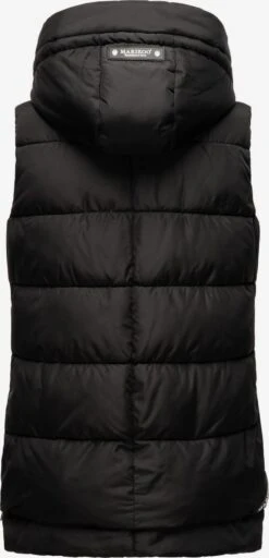 Marikoo Vestes Sans Manches Gilet Zarinaa Femme Noir -Marikoo 62e26e84857a2f3a6e04784352f8d444