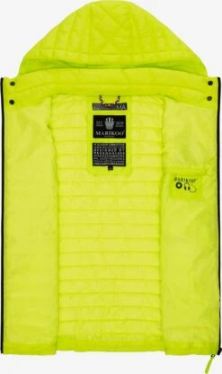 Marikoo Vestes Sans Manches Gilet Femme Citron Vert -Marikoo 630d4712a6e58107c5ab4a261a296ca3