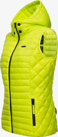 Marikoo Vestes Sans Manches Gilet Femme Citron Vert -Marikoo 638cba7417477720c5e06d8269339568