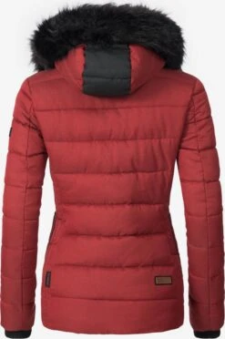 Marikoo Vestes Dhiver Veste D’hiver Unique Femme Rouge -Marikoo 656bab2017bfb2c920fd915c4c2fc4a6