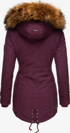 Marikoo Parkas Parka D’hiver Femme Lie De Vin -Marikoo 6b3806fde1472c93b4c1b60428b947c7