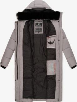 Marikoo Manteaux Dhiver Manteau D’hiver Femme Gris -Marikoo 6c992a8e10fd825add95732b73de2e68