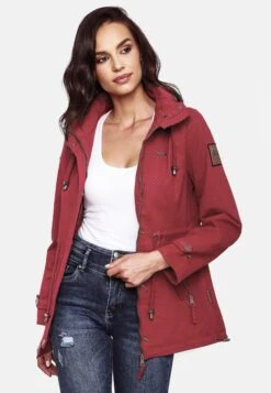 Marikoo Parkas Parka Mi-saison Nyokoo Femme Rouge / Bourgogne -Marikoo 6dfcb0d5441af2c0b4b577bed96ca9ef