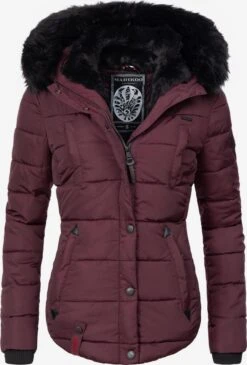 Marikoo Vestes Dhiver Veste D’hiver Lotusblüte Femme Bourgogne