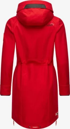 Marikoo Parkas Parka Mi-saison Femme Rouge Feu -Marikoo 72b7731519fdd68971087d3252232549