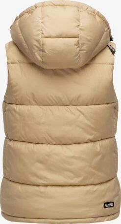 Marikoo Vestes Sans Manches Gilet Eisflöckchen Femme Beige -Marikoo 72e415c5cb50a51037e673c355b28906