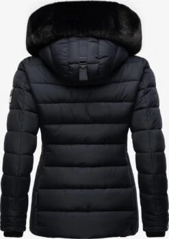 Marikoo Vestes Dhiver Veste D’hiver Qesra Femme Bleu Nuit -Marikoo 743d2ff07c1ae8094d82a5587f174de5