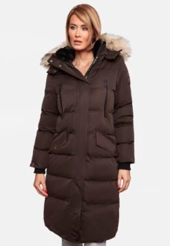 Marikoo Manteaux Dhiver Manteau D’hiver Schneesternchen Femme Marron -Marikoo 744504d8cc91a6e84fb6a8c8724f7600